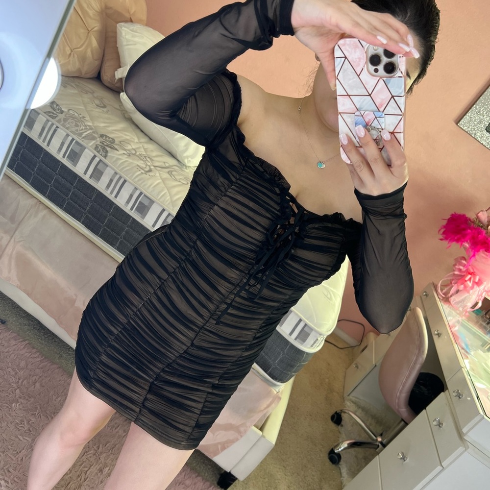 Fashion Nova Mesh Dress